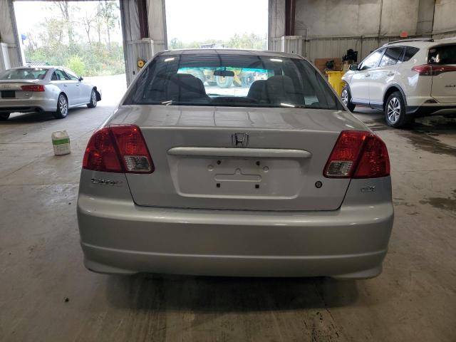 2HGES26794H610496 - 2004 HONDA CIVIC EX SILVER photo 6