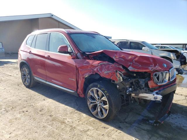 5UXWX9C59H0T06920 - 2017 BMW X3 XDRIVE28I RED photo 4