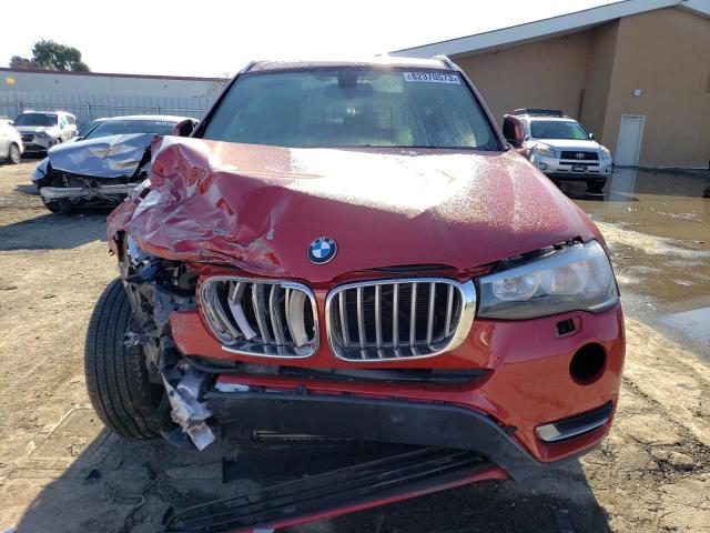 5UXWX9C59H0T06920 - 2017 BMW X3 XDRIVE28I RED photo 5