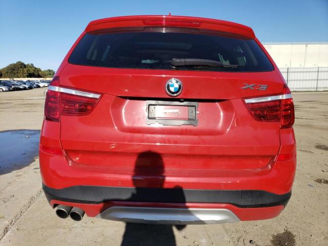 5UXWX9C59H0T06920 - 2017 BMW X3 XDRIVE28I RED photo 6