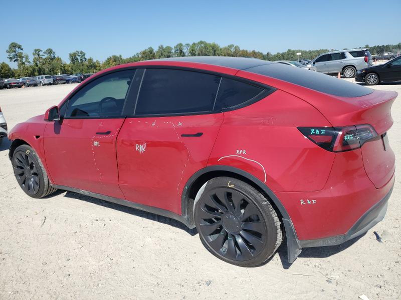 7SAYGAEE4PF661036 - 2023 TESLA MODEL Y Rojo foto 2