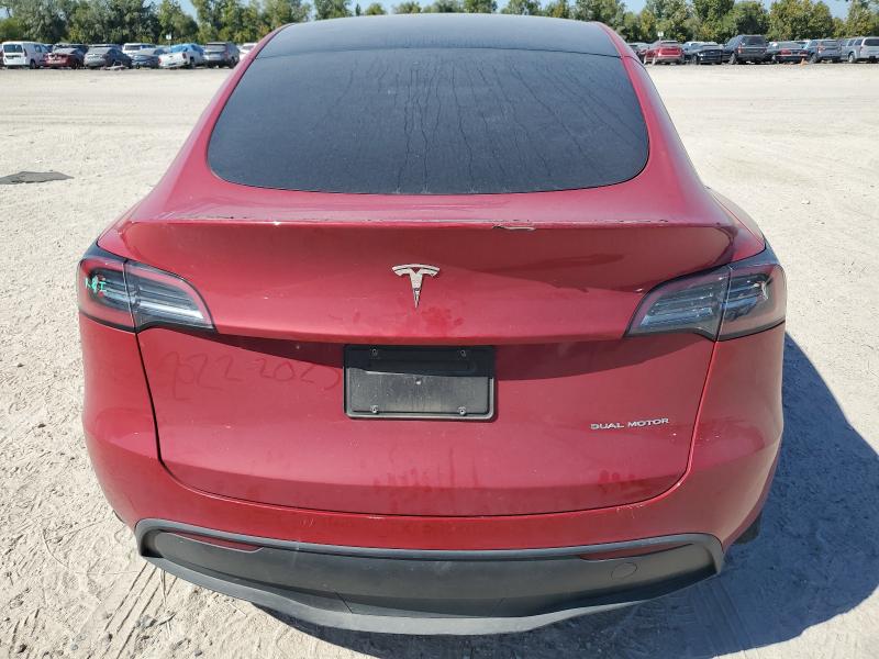 7SAYGAEE4PF661036 - 2023 TESLA MODEL Y Rojo foto 6
