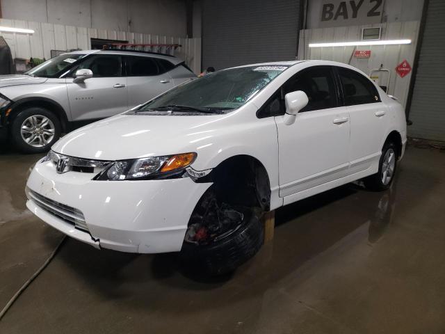 1HGFA169X8L091342 - 2008 HONDA CIVIC EXL WHITE photo 1