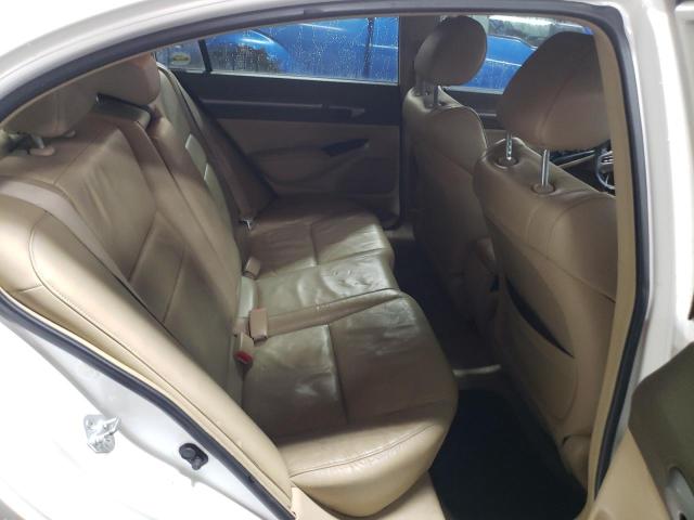 1HGFA169X8L091342 - 2008 HONDA CIVIC EXL WHITE photo 10