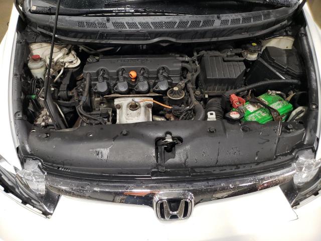 1HGFA169X8L091342 - 2008 HONDA CIVIC EXL WHITE photo 11