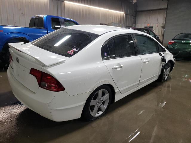 1HGFA169X8L091342 - 2008 HONDA CIVIC EXL WHITE photo 3
