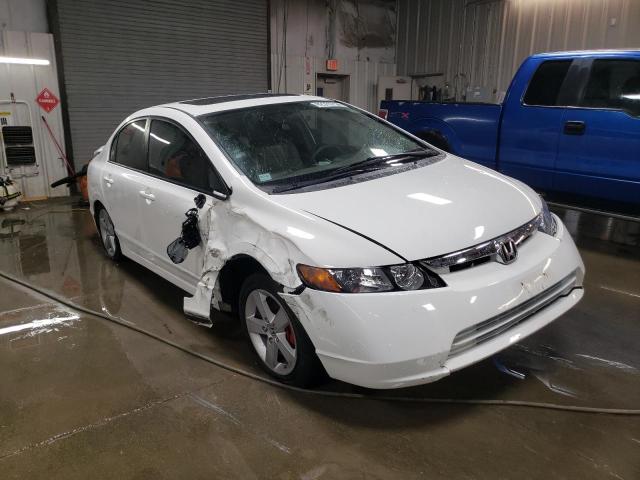 1HGFA169X8L091342 - 2008 HONDA CIVIC EXL WHITE photo 4