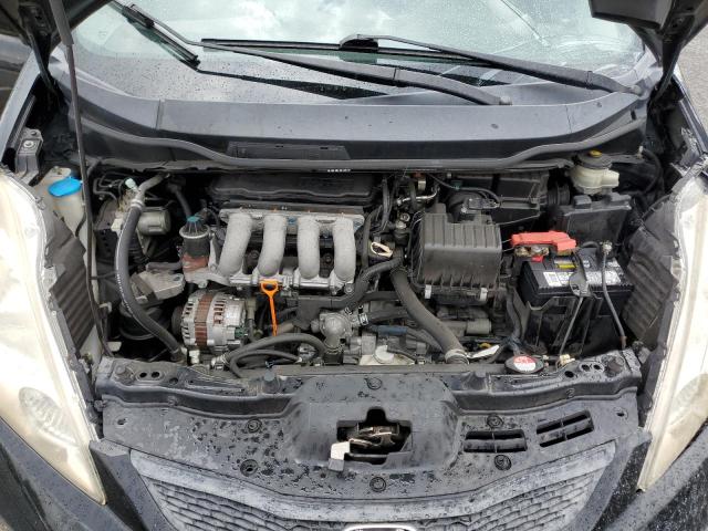 JHMGE8H64BS002511 - 2011 HONDA FIT SPORT შავი ფოტო 11