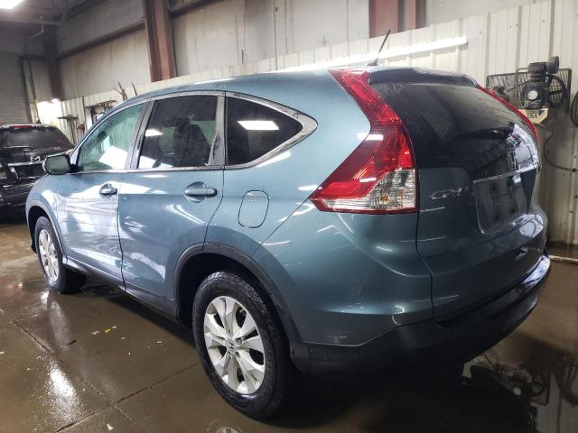 5J6RM4H51DL084816 - 2013 HONDA CR-V EX BLUE photo 2