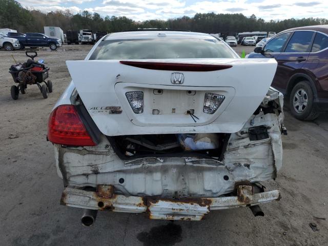 1HGCM66576A027689 - 2006 HONDA ACCORD EX WHITE photo 6