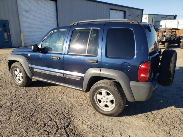 1J4GL48KX6W191638 - 2006 JEEP LIBERTY SPORT ლურჯი ფოტო 2