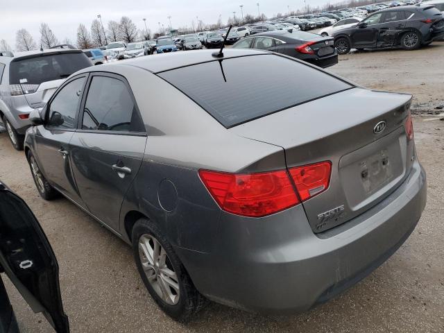 KNAFU4A26B5404669 - 2011 KIA FORTE EX GRAY photo 2