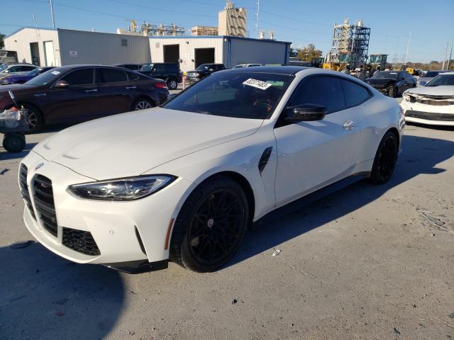 WBS43AZ01PCM35886 - 2023 BMW M4 COMPETITION Blanc photo 1