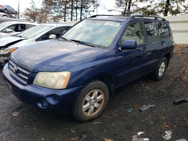 2002 TOYOTA HIGHLANDER LIMITED, 