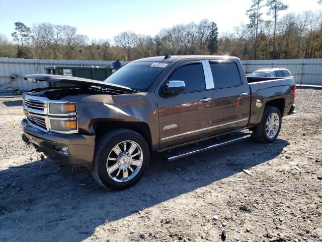 3GCPCTEC1EG337158 - 2014 CHEVROLET SILVERADO C1500 HIGH COUNTRY BROWN photo 1