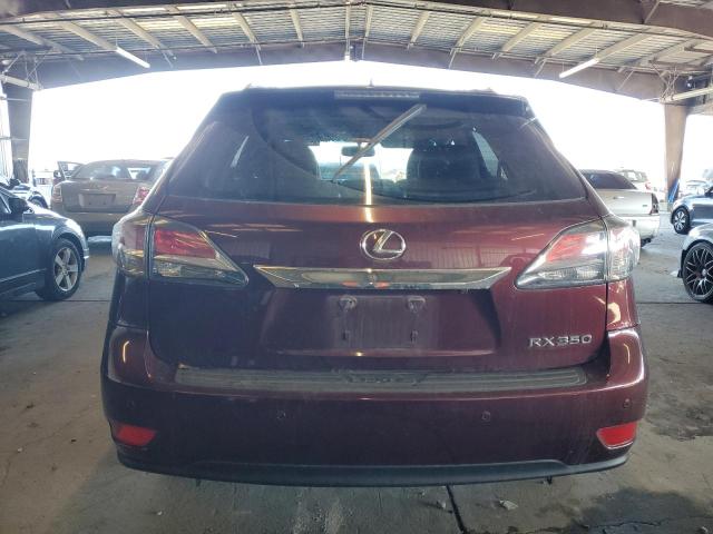 JTJBK1BA9E2460717 - 2014 LEXUS RX 350 BASE MAROON photo 6