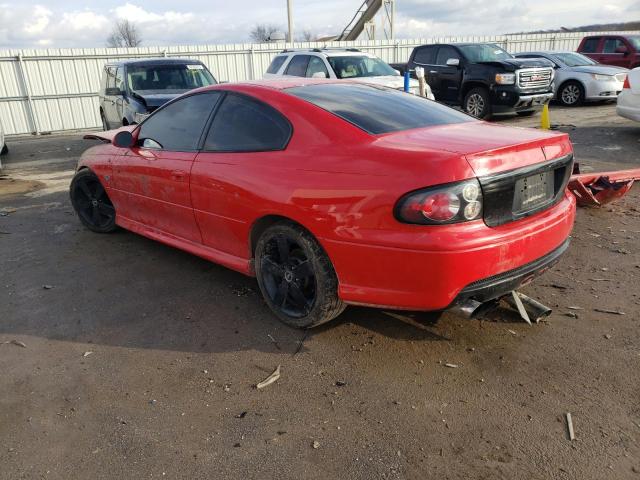 6G2VX12U76L523604 - 2006 PONTIAC GTO RED photo 2