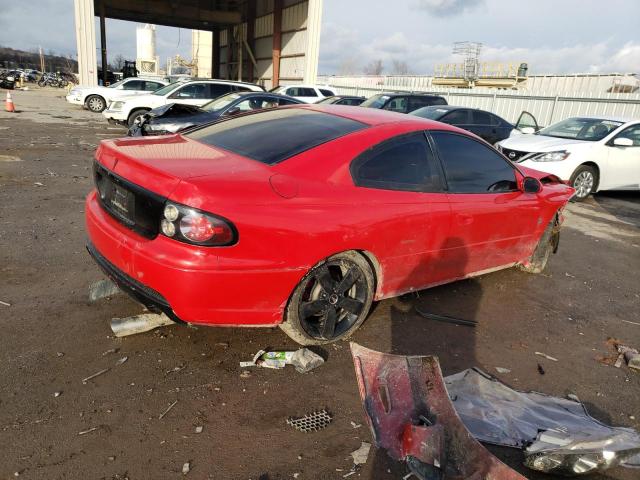 6G2VX12U76L523604 - 2006 PONTIAC GTO RED photo 3