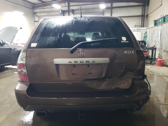 2HNYD18994H516935 - 2004 ACURA MDX TOURING BROWN photo 6