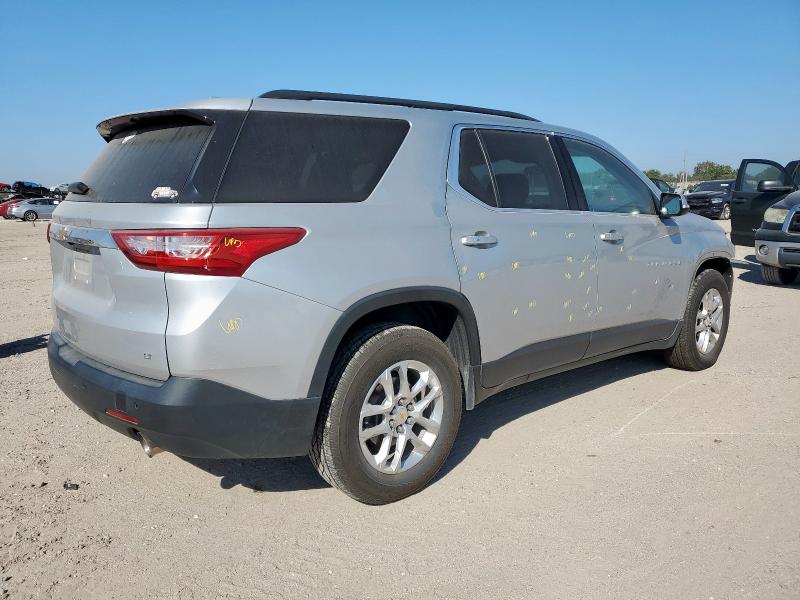 1GNERGKW7KJ303819 - 2019 CHEVROLET TRAVERSE LT SILVER photo 3
