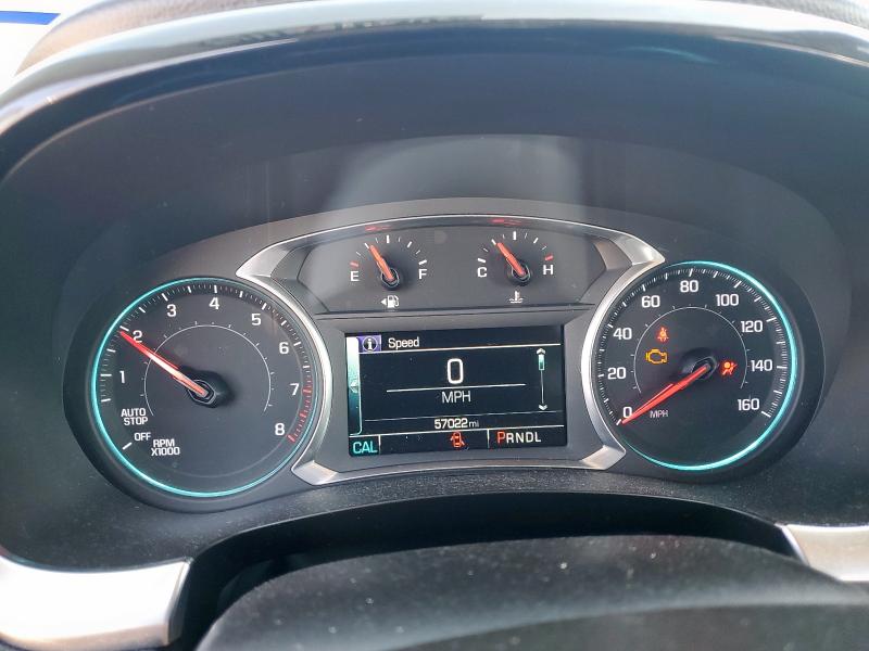 1GNERGKW7KJ303819 - 2019 CHEVROLET TRAVERSE LT SILVER photo 9