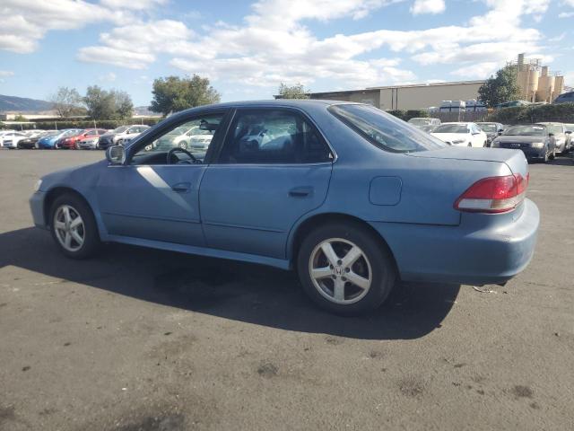1HGCG16502A049165 - 2002 HONDA ACCORD EX BLUE photo 2