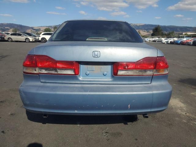 1HGCG16502A049165 - 2002 HONDA ACCORD EX BLUE photo 6