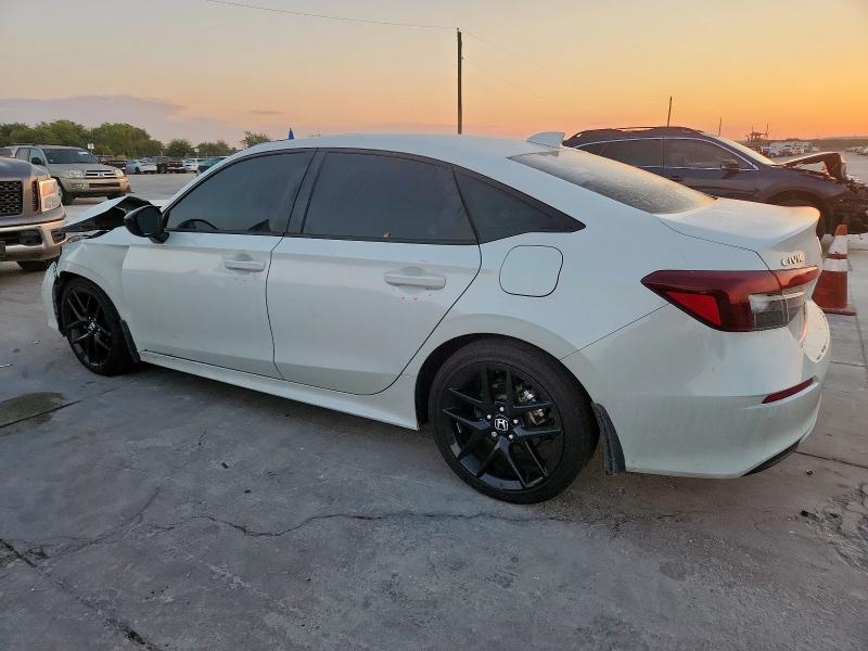 2HGFE4F85SH322908 - 2025 HONDA CIVIC SPORT WHITE photo 2