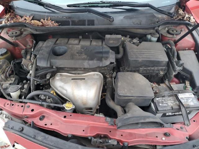 4T4BF3EK0BR087964 - 2011 TOYOTA CAMRY BASE RED photo 11