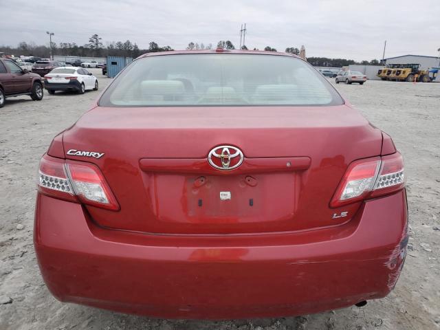 4T4BF3EK0BR087964 - 2011 TOYOTA CAMRY BASE RED photo 6