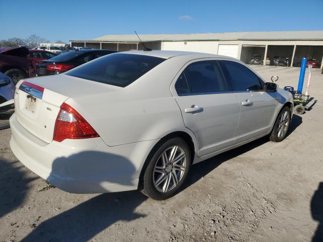 3FAHP0JA3CR273465 - 2012 FORD FUSION SEL WHITE photo 3