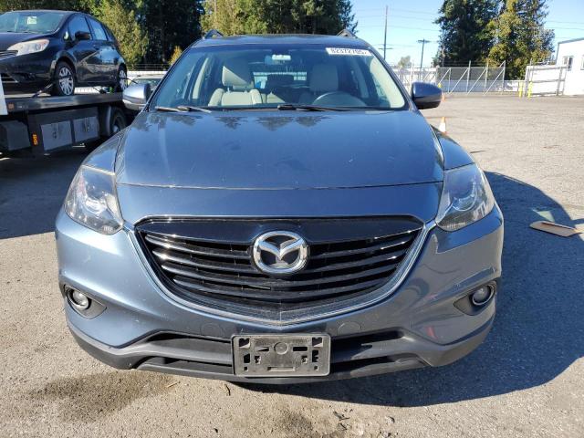 JM3TB3DV5E0431026 - 2014 MAZDA CX-9 GRAND TOURING BLUE photo 5