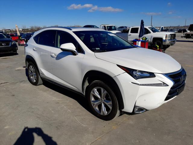 JTJBJRBZ2H2051342 - 2017 LEXUS NX 300H WHITE photo 4