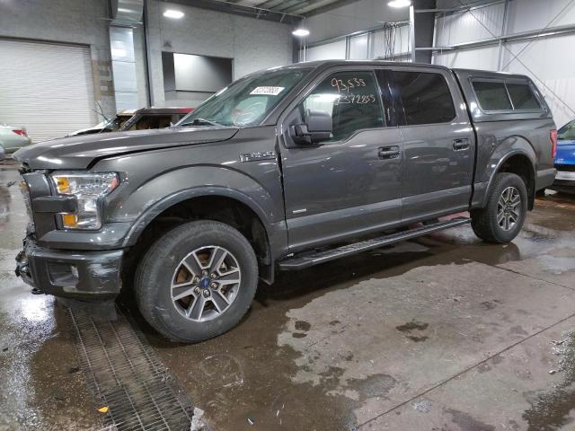 1FTEW1EP6HKC35096 - 2017 FORD F150 SUPERCREW GRAY photo 1