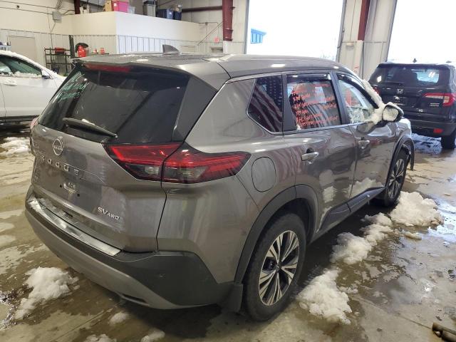 JN8BT3BB3NW339019 - 2022 NISSAN ROGUE SV GRAY photo 3