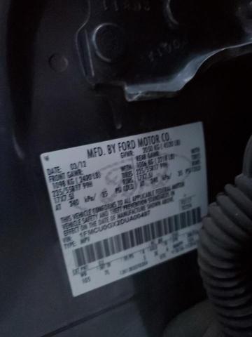 1FMCU0GX2DUA00497 - 2013 FORD ESCAPE SE GRAY photo 12