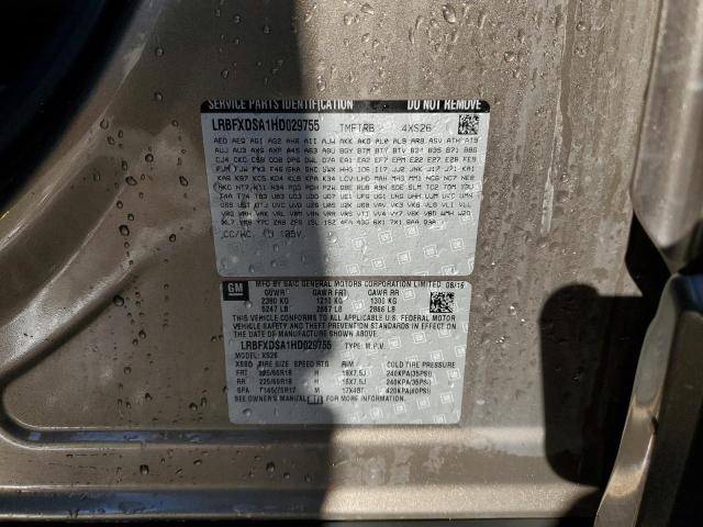 LRBFXDSA1HD029755 - 2017 BUICK ENVISION ESSENCE BROWN photo 14