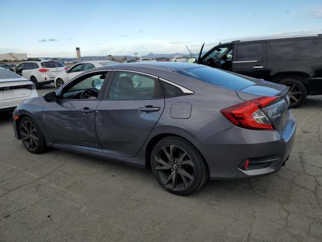 19XFC2F89KE207281 - 2019 HONDA CIVIC SPORT GRAY photo 2