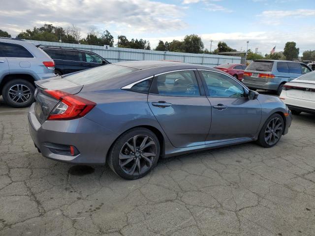 19XFC2F89KE207281 - 2019 HONDA CIVIC SPORT GRAY photo 3