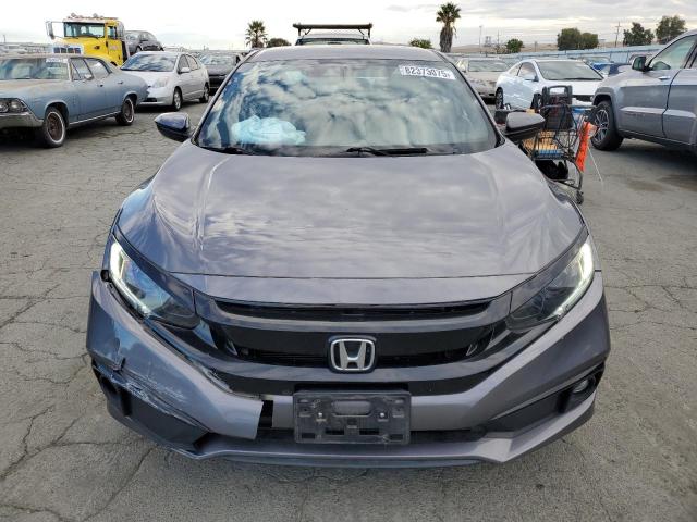 19XFC2F89KE207281 - 2019 HONDA CIVIC SPORT GRAY photo 5