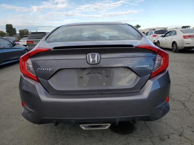 19XFC2F89KE207281 - 2019 HONDA CIVIC SPORT GRAY photo 6