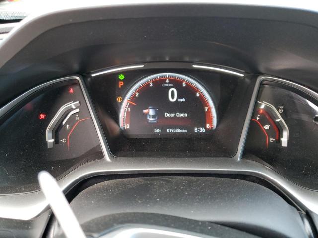 19XFC2F89KE207281 - 2019 HONDA CIVIC SPORT GRAY photo 9