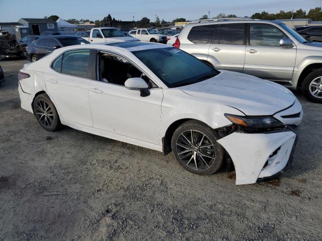 4T1S11AK0PU787459 - 2023 TOYOTA CAMRY SE NIGHT SHADE WHITE photo 4