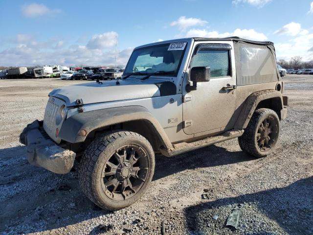 1J4FZ24198L554348 - 2008 JEEP WRANGLER X SILVER photo 1