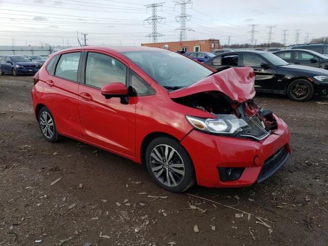 3HGGK5H84FM774131 - 2015 HONDA FIT EX RED photo 4