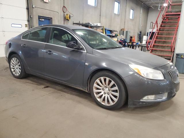 W04GN5EC8B1101794 - 2011 BUICK REGAL CXL GRAY photo 4