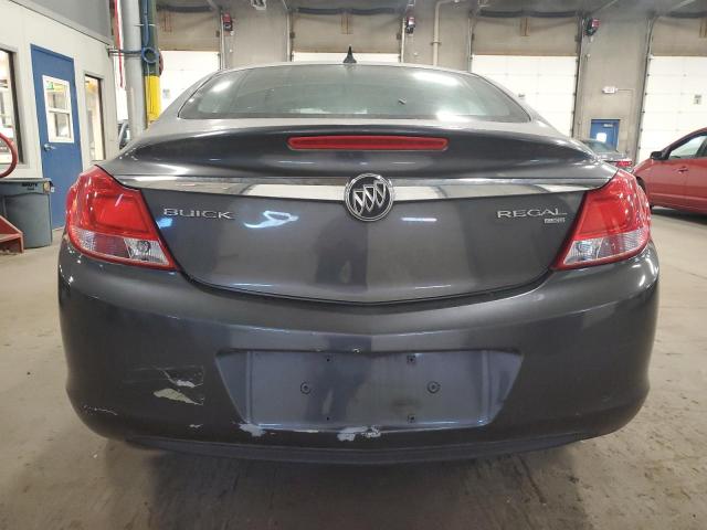 W04GN5EC8B1101794 - 2011 BUICK REGAL CXL GRAY photo 6