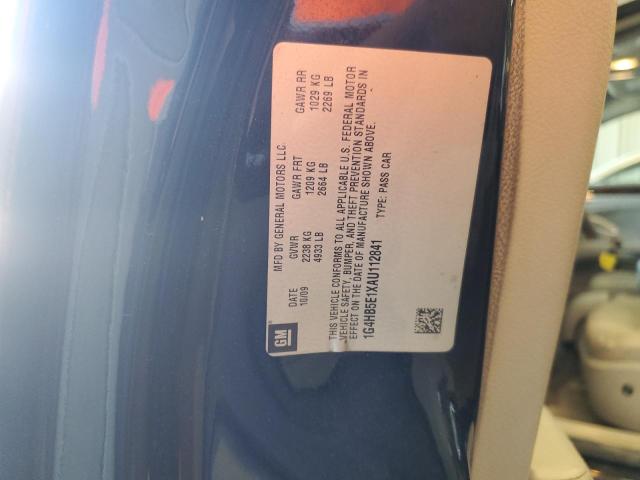 1G4HB5E1XAU112841 - 2010 BUICK LUCERNE CX BLACK photo 12