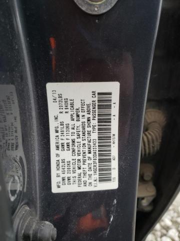 1HGCR3F83DA033433 - 2013 HONDA ACCORD EXL GRAY photo 12