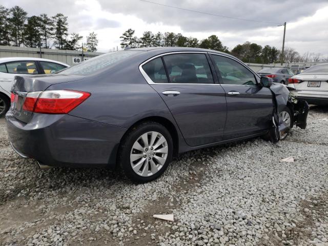 1HGCR3F83DA033433 - 2013 HONDA ACCORD EXL GRAY photo 3